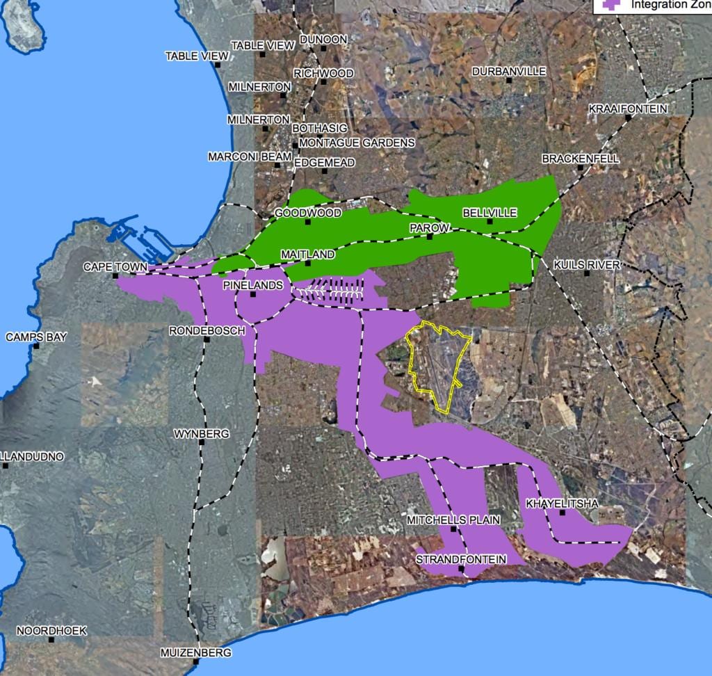 mapa de goodwood Cidade do Cabo