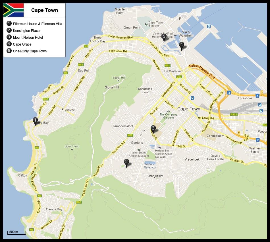 mapa de kensington Cidade do Cabo