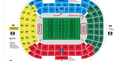 Mapa de Cape Town stadium