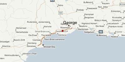 Mapa de george Cidade do Cabo