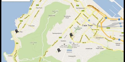 Mapa de kensington Cidade do Cabo