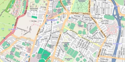 Mapa de rondebosch Cidade do Cabo