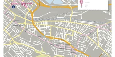 Mapa de sal río Cidade do Cabo