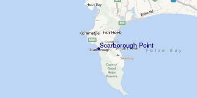 Mapa de scarborough Cidade do Cabo